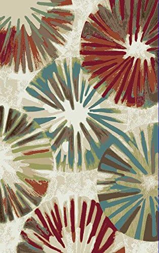 Rugs of Dalton Area Rug, 8' x 10', Cream Abstract