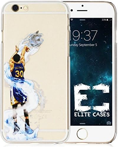 iPhone 6/6s Case, Elite_Cases Ultra Slim Transparent [NBA Player] Hard Case Cover for Apple iPhone 6 / iPhone 6s (4.7) - Splash Curry