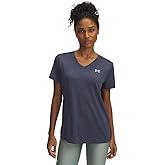 Under Armour Womens Velocity Textured Short Sleeve V Neck T Shirt
