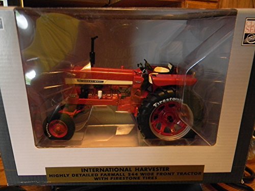 International 544 Wide Front Tractor with Firestone Tires 1/16 by Speccast ZJD1768 by Spec Cast