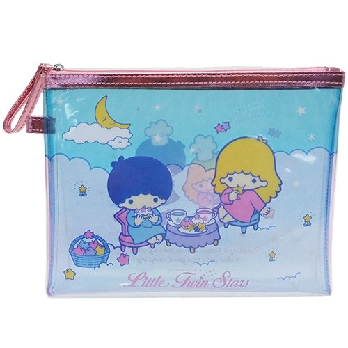K-Company Little Twin Stars Clear Pencil Case Pen Pouch