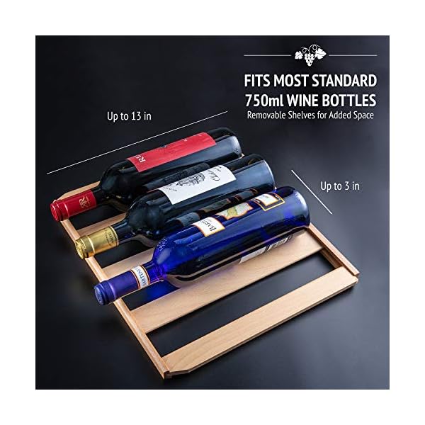 Ivation-Premium-Stainless-Steel-24-Bottle-Dual-Zone-Thermoelectric-Wine-CoolerChiller-Counter-Top-Red-White-Wine-Cellar-wDigital-Temperature-Freestanding-Refrigerator-Quiet-Operation-Fridge