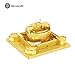 2016 Microworld 3D Metal Puzzle Rome Castel Sant'Angelo Architectural Building Model J007-G DIY 3D Laser Cut Assemble Jigsaw Toys - Gold