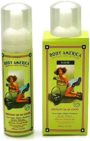 Body America Vermont Va Va Voom Organic Body Wash 100 g by Body America