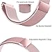 Ouwegaga Compatible for Fitbit Versa Bands Versa Lite Bands Women Men Straps Rose Gold Small