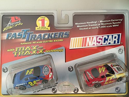 Life Like Racing Fast Trackers HO Scale Race Cars Dual Pack #24 Jeff Gordon &amp; #44 Terry LaBonte NASCAR