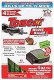Tomcat Mouse Killer I (Kid and Dog Resistant Refillable Mouse Bait Station, Box w/ 4 Bait Blocks)