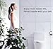 Buckle-less No Bulge Belt for Women, No Buckle and Hassle Women Invisible Belts (Khaki)