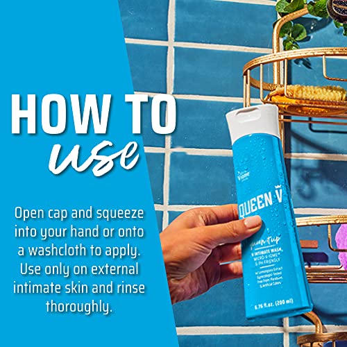 QUEEN V Queen it Up Intimate Wash, pH friendly, daily use fresh and