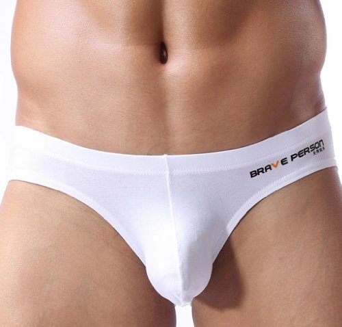 Brave Person Men's U Convex Design Modal Low Rise Briefs
