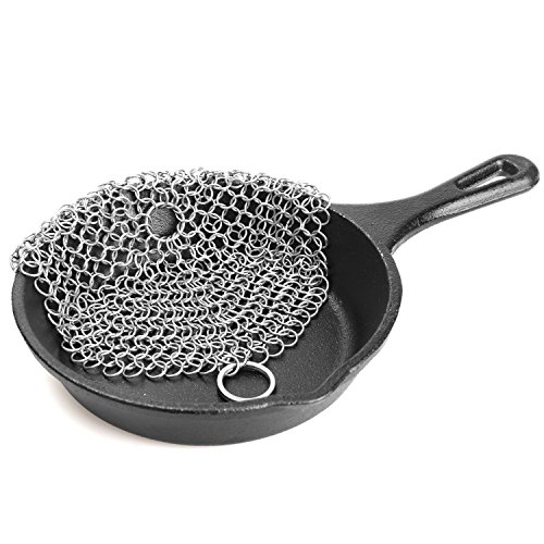 1 LauKingdom+Anti+Rust+Stainless+Chainmail+Scrubber