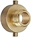 Moon 369-1521021 Brass Fire Hose Adapter, Pin Lug, 1-1/2