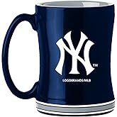 New York Yankees 15 Ounce Sculpted Coffee Mug - 1 Mug