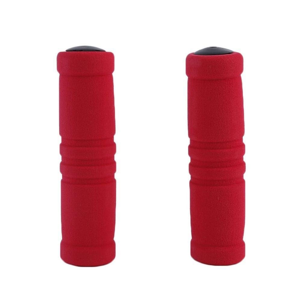light blue bike grips
