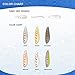 FishingSir [CLEARANCE] Casting Metal Spoons Artificial Spinner Bait Hard Fishing Lures Assortment for Bass Trout Carp Salmon Panfish Freshwater Saltwater