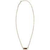 Zoe Chicco Women's 14k Gold & Tigers Eye Pendant with Diamonds On Rolo Chain Necklace