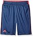adidas Boys Barricade Shorts, Tech Ink Flash Red, Small