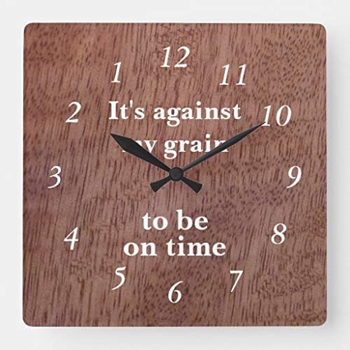 Wall Clocks LED Word Clock 8 inch Great For Bedroom Office Kitchen Kids Room Home & Garden