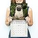 2024 2025 Pug Calendar - Dog Breed Monthly Wall Calendar - 12 x 24 Open - Thick No-Bleed Paper - Giftable - Academic Teacher's Planner Calendar Organizing & Planning - Made in USA
