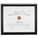 Lawrence Frames 185081 Black Document Picture Frame, 8.5 by 11-Inch