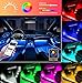 Govee Unifilar Car LED Strip Light, MINGER APP Controller Car Interior Lights, Waterproof Multicolor Music Under Dash Lighting Kits for iPhone Android Smart Phone, Car Charger Included, DC 12Vthumb 1