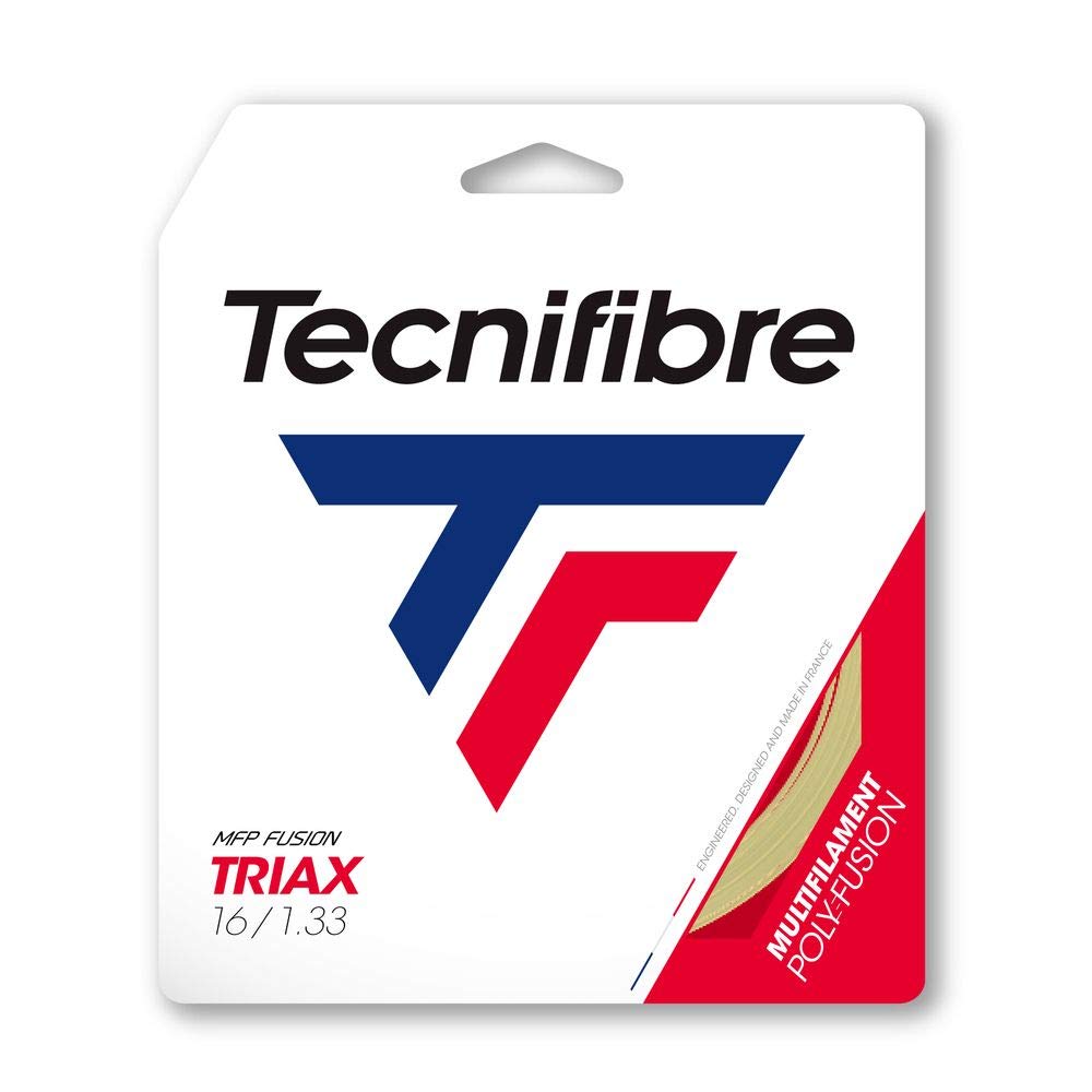 Tecnifibre Triax Tennis String 1.33mm Natural - 12m Set