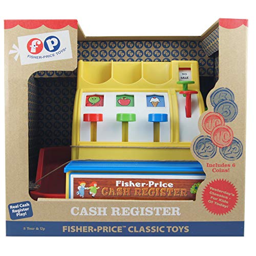 Basic Fun FisherPrice Classic Toys Retro Cash Register Great Pre