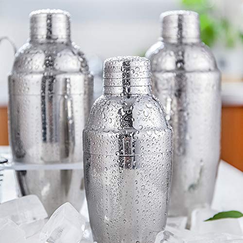 9 Stück Cocktail Set Cocktail Shaker Cocktail Mixer Geschenk Set Bar Zubehör 350 ML Cocktailshaker Edelstahl Für… – Bild 6