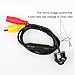 CAIRUTE® Universal Mini CCD High Definition Night Vision 360 Degree Car Rear Front Side View Backup Camera With Mirror Image Conversion Lines