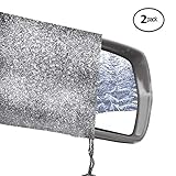Side View Mirror Covers. Universal Side Mirror Cover Snow Ice and Frost Protection. 2 Pack Car Mirror Cover by Great Barrier. Extreme Products for Extreme Environments