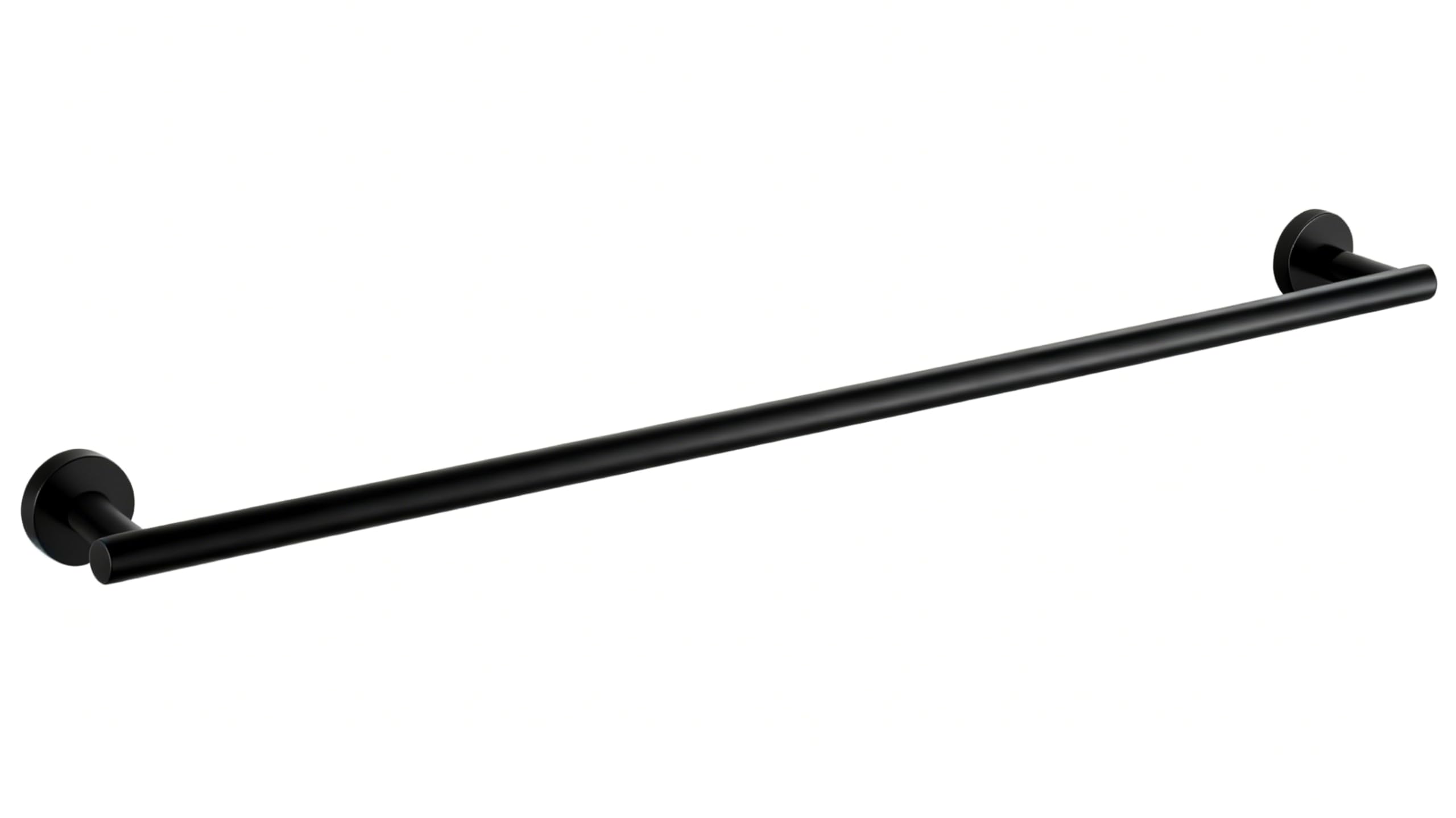 SEIDO Matte Black Towel Bar, 24 Inch Towel Rack Wall Mounted SUS 304 Stainless Steel Towel Holder for Bathroom Wall, Black Towel Racks for Bathroom