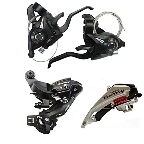 Shimano 7 Speed Group Set Mountain Bike Shifter Lever ST-EF51 3x7Speed+Front Derailleur FD-TY500+Rear Derailleur RD-TY300