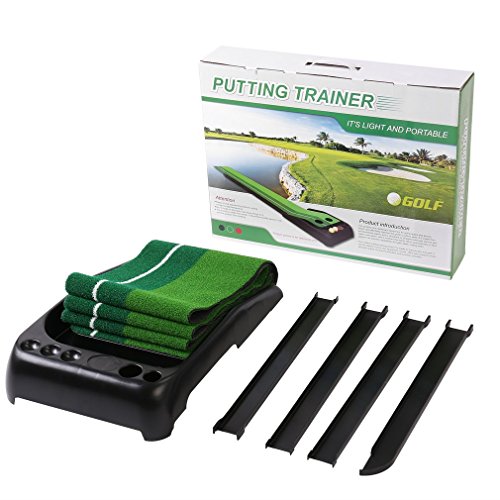 Golf Putting Mat, OUTAD Indoor / Outdoor Golf Putting Green With Auto Ball Return - Thumbnail 6