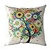 Onker Cotton Linen Square Decorative Throw Pillow Case Cushion Cover 18