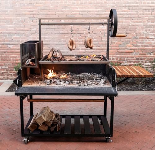 Backyard Discovery Argentine Santa Maria Wood Fire & Charcoal BBQ Grill with