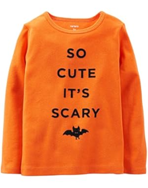 Cute & Scary Tee (Baby) - Orange-6 Months