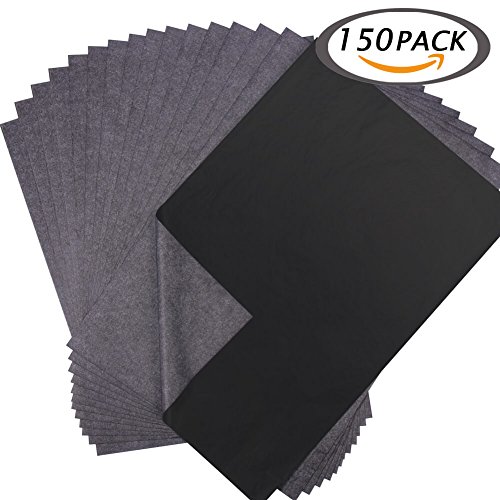 Selizo 150 Sheets Black Carbon Transfer Tracing Paper for Wood, Paper, Canvas and Other Art Surfaces (9 x 13 Inches) - Thumbnail 7