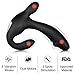 Male G Spot Vibrator Prostate Massager with 8 Vibration Modes, PALOQUETH 3 in 1 Prostate Stimulator with 2 Intense Motors for P-spot Testicles Perineum Stimulation, Wireless Remote Anal Sex Toy