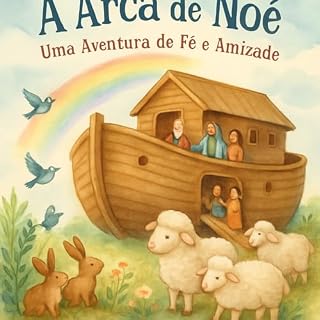 Livro "A Arca de Noé: Uma Aventura de Fé e Amizade": "Histórias Bíblicas para Pequenos Corações"
