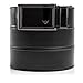 SlideBelts Men's Ratchet Belt - Custom Fit (One Size, Black and Winged Black Buckle)