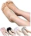 HONOW Women's No Show Toe Socks Invisible Liner Summer Casual (Pack of 5)