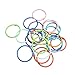 Bilipala Loose Leaf Binder Rings Book Ring Keychain, 1.5 Inch, 24 Count, Assorted Color