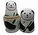 LittleTiger PANDA Set of 5 Cutie Nesting Dolls Russian Doll