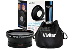 SAKAR 55mm Wide Angle Lens 0.45x for Digital Camera/Camcorder [Camera]