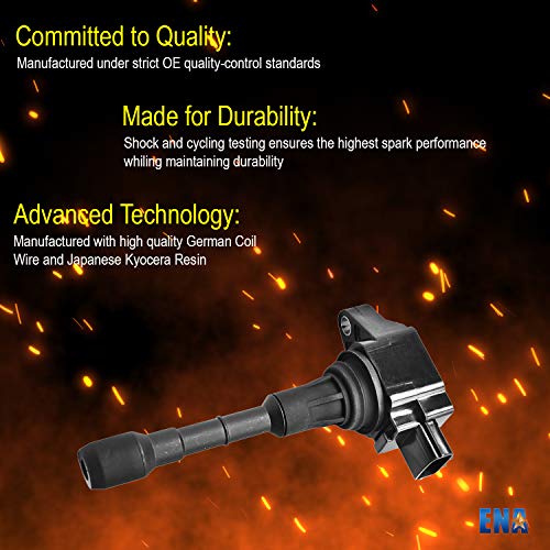 ENA Pack of 6 Ignition Coils Compatible with 20082019 Nissan Infiniti