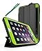 iPad Mini 4 Case, Style4U Slim Fit Dual Layer Hybrid Armor Protective Case Cover for Apple iPad Mini 4 with 1 Stylus [Green]