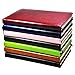 Littfun Leather Journals,Writing Journal Notebook,Daily Notepad Diary Cute Journal Travel Notebooks Wide Ruled for Students, A5 Size, 100 (Black)
