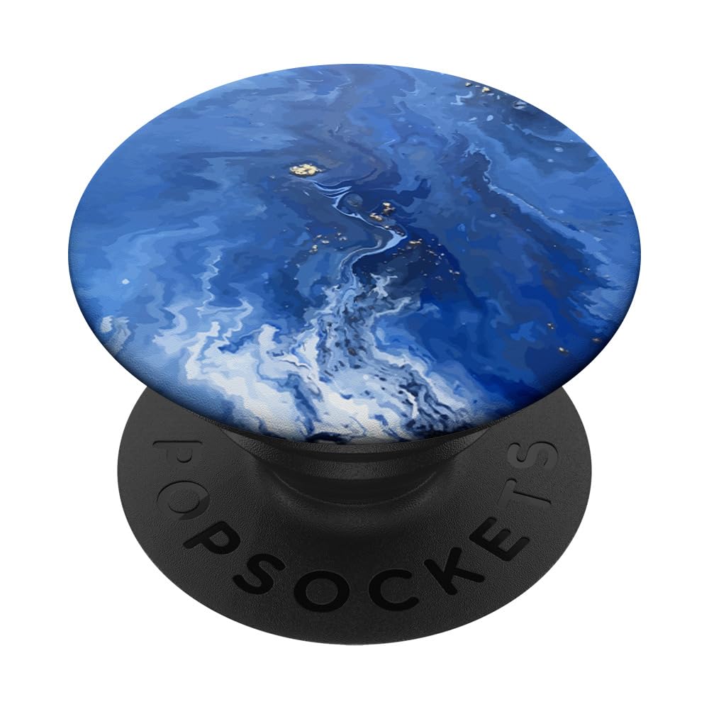 Blue ocean stone PopSockets Adhesive PopGrip