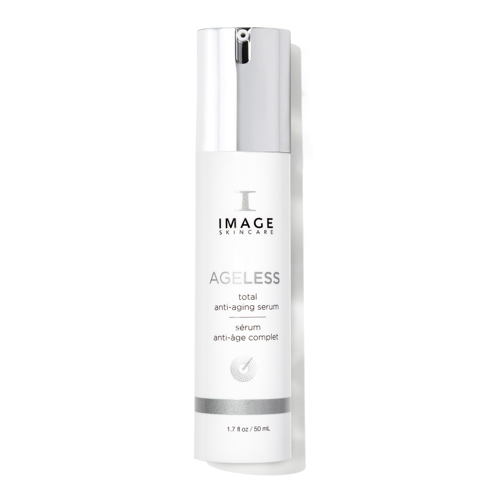 IMAGE Skincare, AGELESS Total Serum, AHA Face Serum with Peptides to Firm, Hydrate, Smooth Wrinkles and Even Tone, 50 mL
