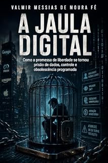 Livro A Jaula Digital: Como a promessa de liberdade se tornou prisão de dados, controle e obsolescência programada